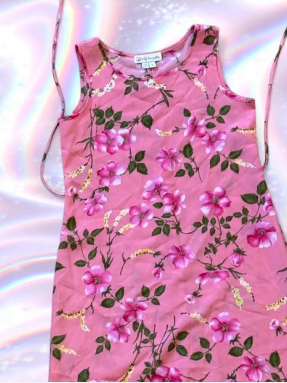 My Michelle Pink Floral Maxi Dress